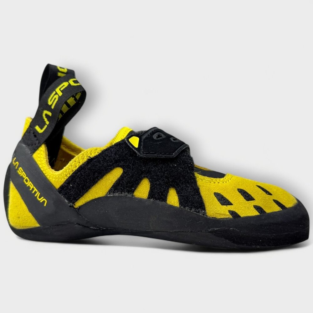 La Sportiva Kids Yellow and Black Climbing Shoes